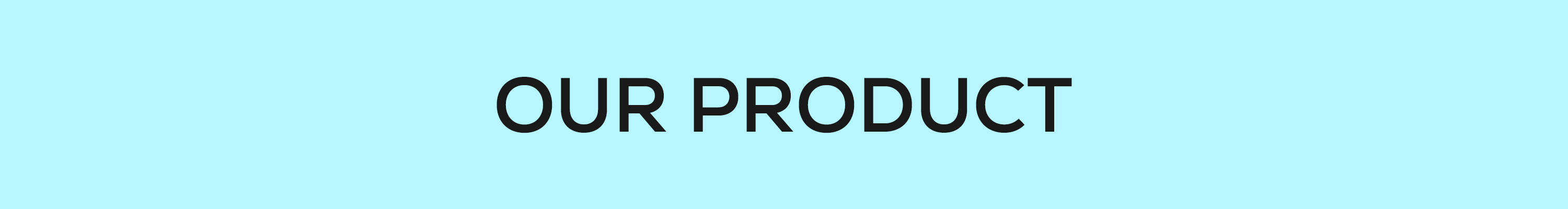 Our Product
