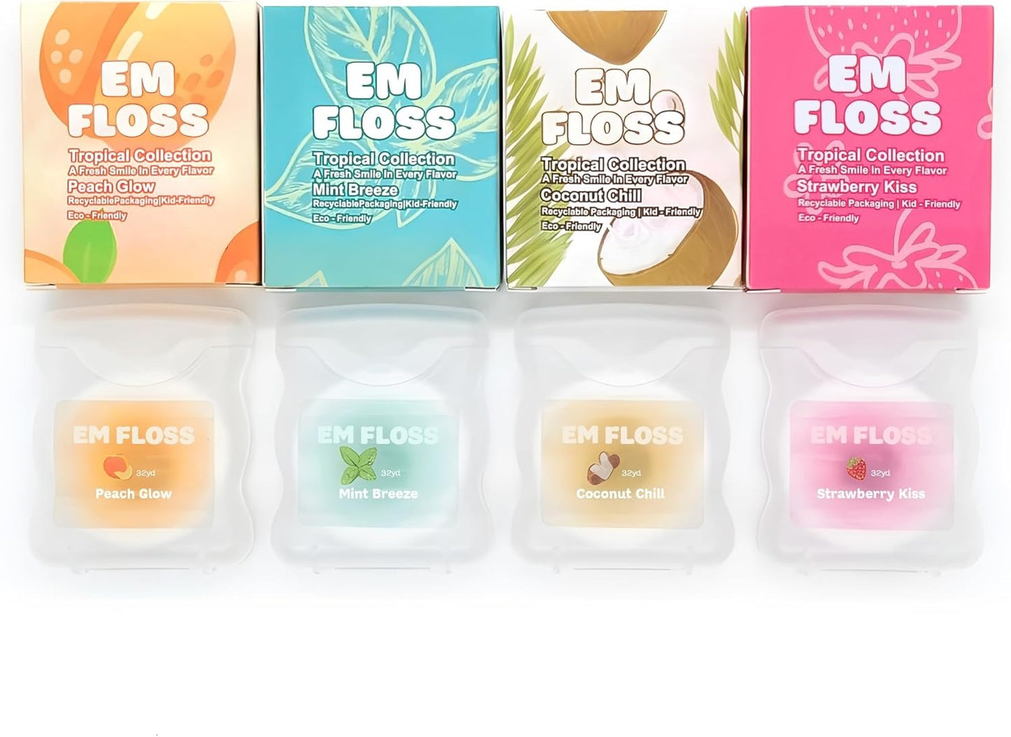 EM FLOSS: Natural Coconut Expanding Dental Floss