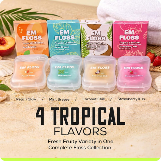 EM FLOSS: Natural Coconut Expanding Dental Floss